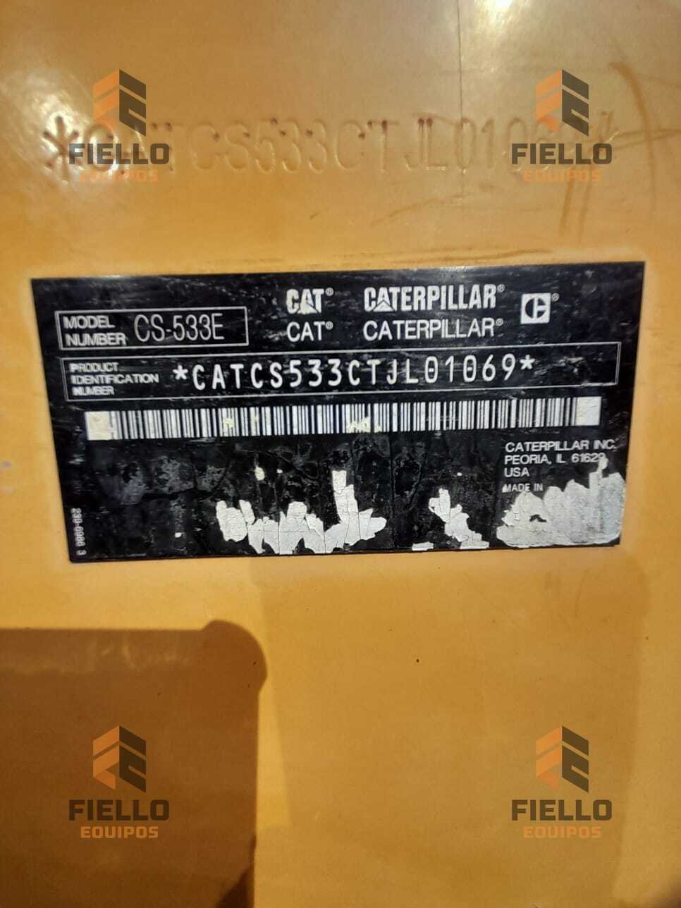 COMPACTADOR MARCA CATERPILLAR INT. CO300023 - Imagen 2